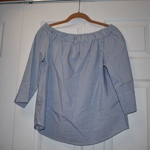 off the shoulder blouse